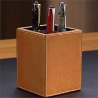 皮質筆筒 廣州皮具筆筒小額定制與價格指南